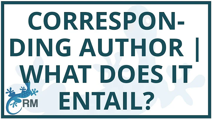 Corresponding Author | What does it entail? - DayDayNews