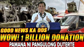 GOOD NEWS! 1 BILLION DONASYON SA PILIPINAS DUMATING NA. PAMANA NI TATAY D. BONGBONG MARCOS- SARA D.