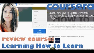 Learning How to Learn | Coursera | Reviewing online tech courses