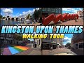 KINGSTON UPON THAMES Walking Tour - London - England (4K)