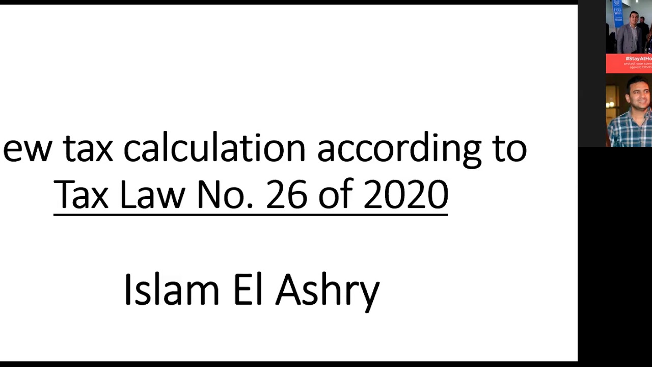 New tax calculation according to tax law No. 26 of 2020 YouTube