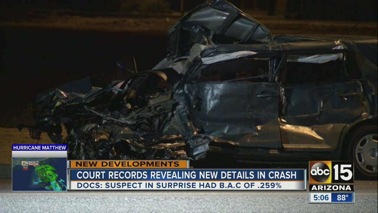 Man arrested in connection to deadly Surprise car crash - YouTube