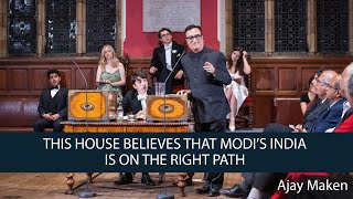 Ajay Maken | This House Believes That Modi’s India is on the Right Path  | 8/8 by OxfordUnion 89,390 views 6 days ago 11 minutes, 26 seconds