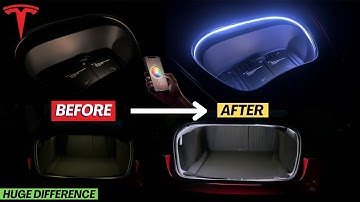 NEW Tesla Model 3/Y Trunk & Frunk Lighting (The BEST Upgrade with a HUGE Difference!)