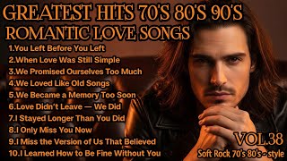 Download Lagu 🎸 Greatest Hits Romantic Love Songs 💖 | Love Songs 70's 80's 90's |Soft Rock Ballads Playlist Vol.38 MP3