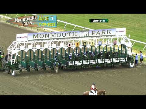 video thumbnail for MONMOUTH PARK 07-29-22 RACE 1