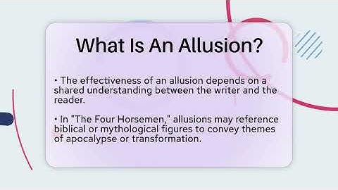What Is An Allusion? - The Prose Path