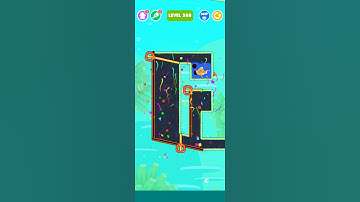 save the fish level 388 -mobile game/fishdom #shorts