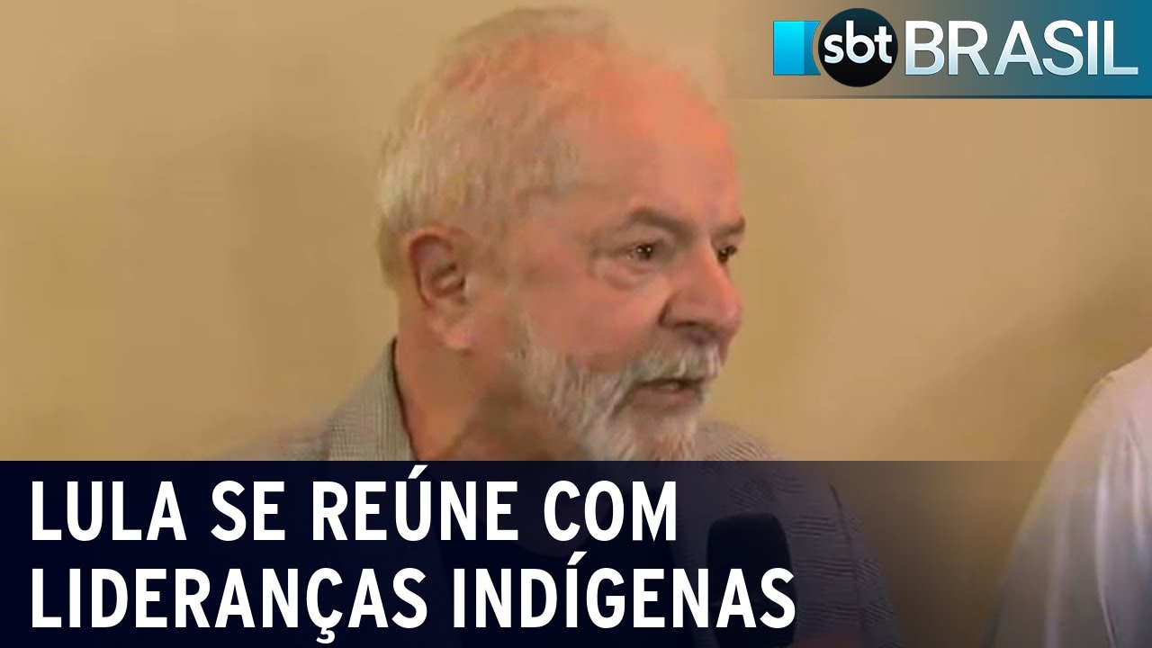 Lula se reúne com lideranças indígenas e promete conservação da Amazônia | SBT Brasil (02/09/22)