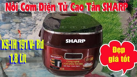 Nồi Cơm Điện Tử Cao Tần Thương Hiệu Sharp IH191V RD 1 8 Lít  Mẫu mã đẹp giá cả tốt nấu cơm ngon.