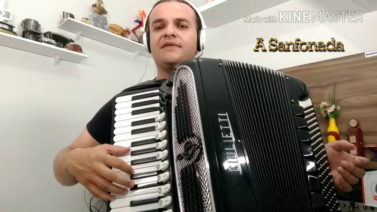 Sanfona( arpejando em acordes) Edglei Miguel