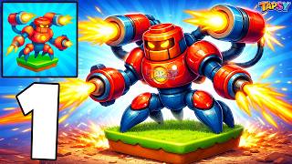 🤖Merge Robots Gameplay Walkthrough Part 1 - Power Merge Challenge (Android,iOS) screenshot 2