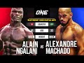 Alain Ngalani Gegen Alexandre Machado Der Komplette Kampf Aus Dem Archiv