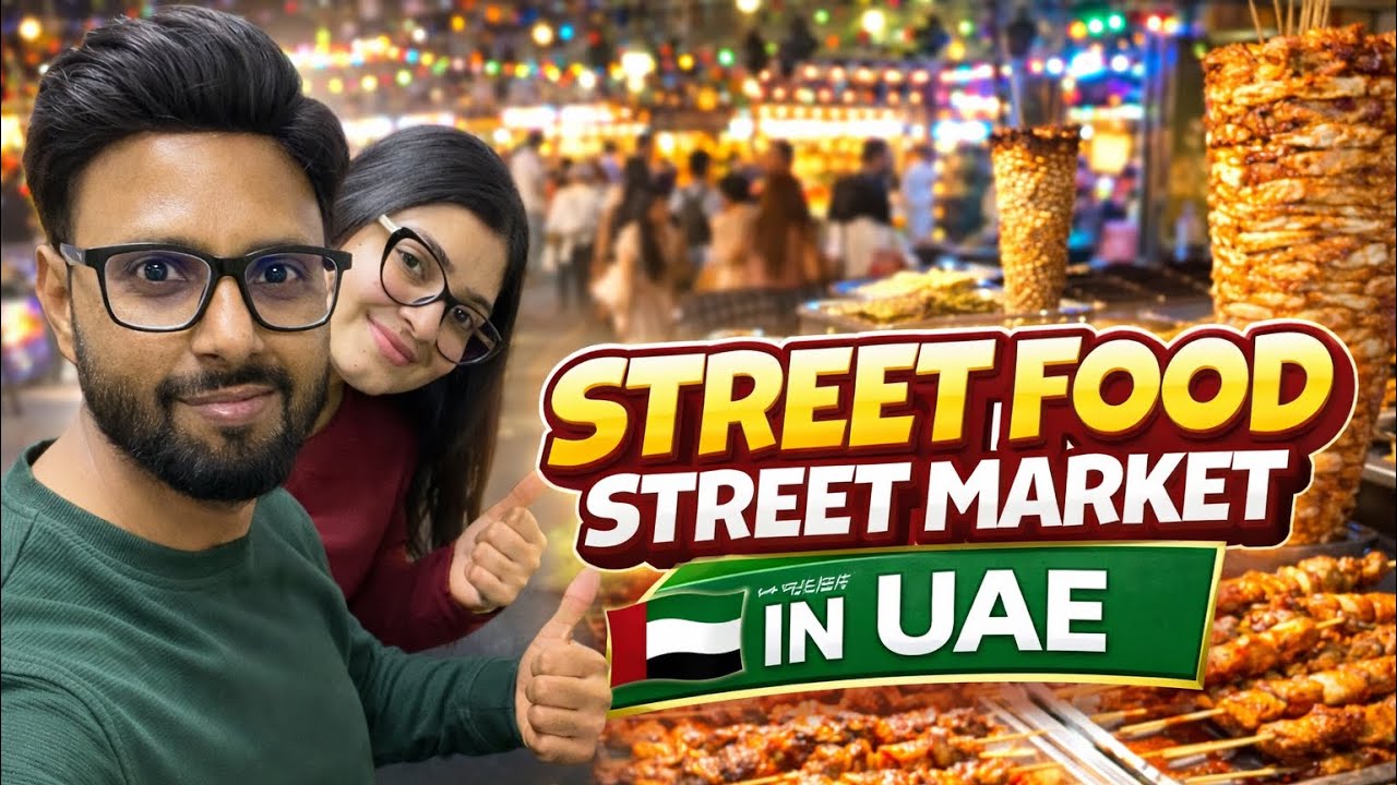 Street Food Market & Shopping in the UAE! 🇦🇪