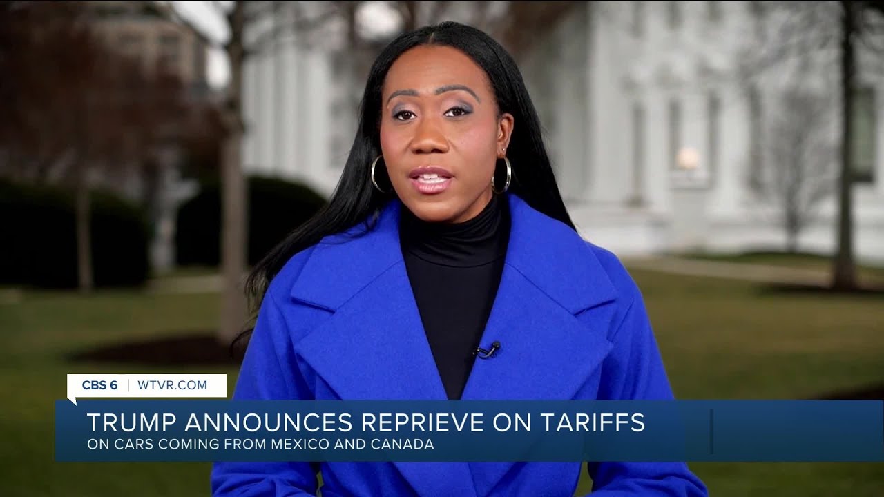 Trump changes course and delays some tariffs on Mexico and Canada - YouTube