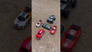 4 mini remote control racing cars testing #cartoon #satisfying #asmr #car #bike #shorts