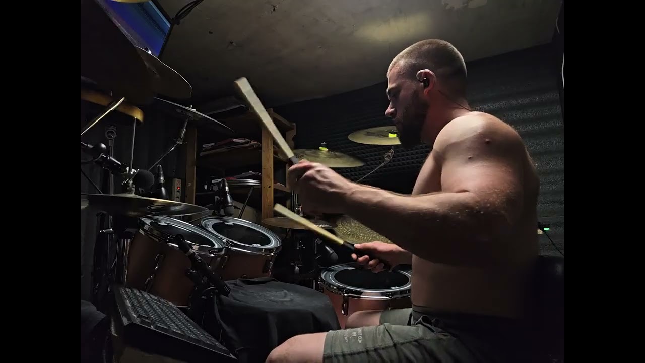 340bpm blast beats raw sound