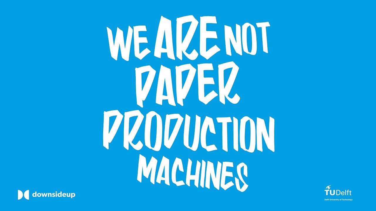 Documentary: "We are not paper production machines."