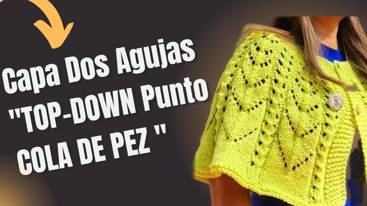 Cómo Tejer Mañanita poncho Fácil /Tejiendoconleonardo