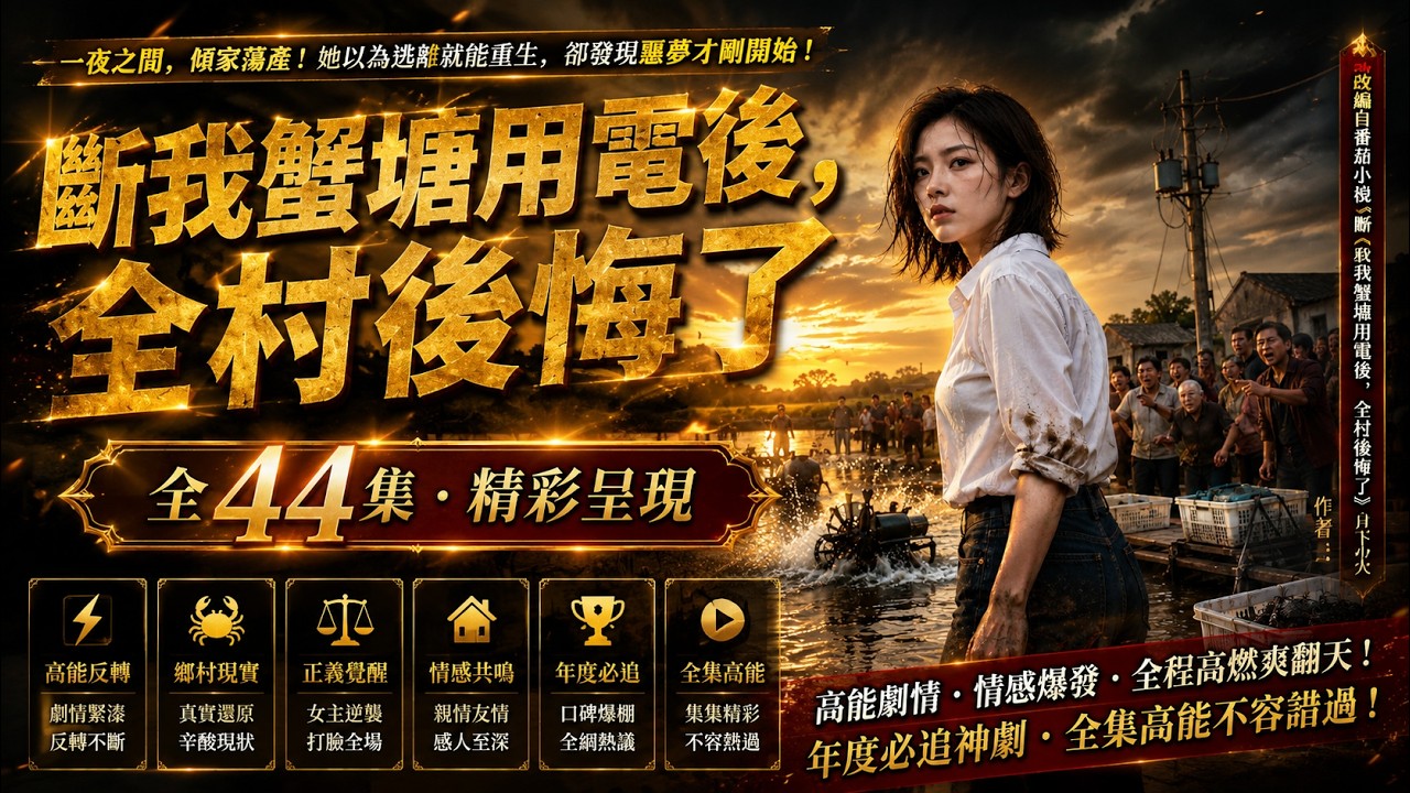 斷我蟹塘用電後，全村後悔了