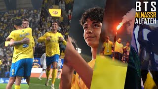 Ronaldo and Otavio Goals, Cristiano Jr and his teammates celebrating | AlNassr AlFateh BTS 🤩