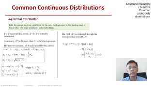 STRUCTURAL RELIABILITY Lecture 05 module 07: Lognormal distribution