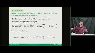 4.4 -  Using Reference Angles to Evaluate Trig Functions