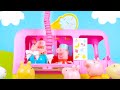 The TWENTY Scoop Ice Cream Peppa Pig Toy Videos Funny Educational Video For Kids 