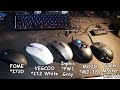 "Silent" Gaming Mouse Sound Comparison | w/ FOME I720, VECOO C12, Inphic PW1, MOJO 189, and MM710.