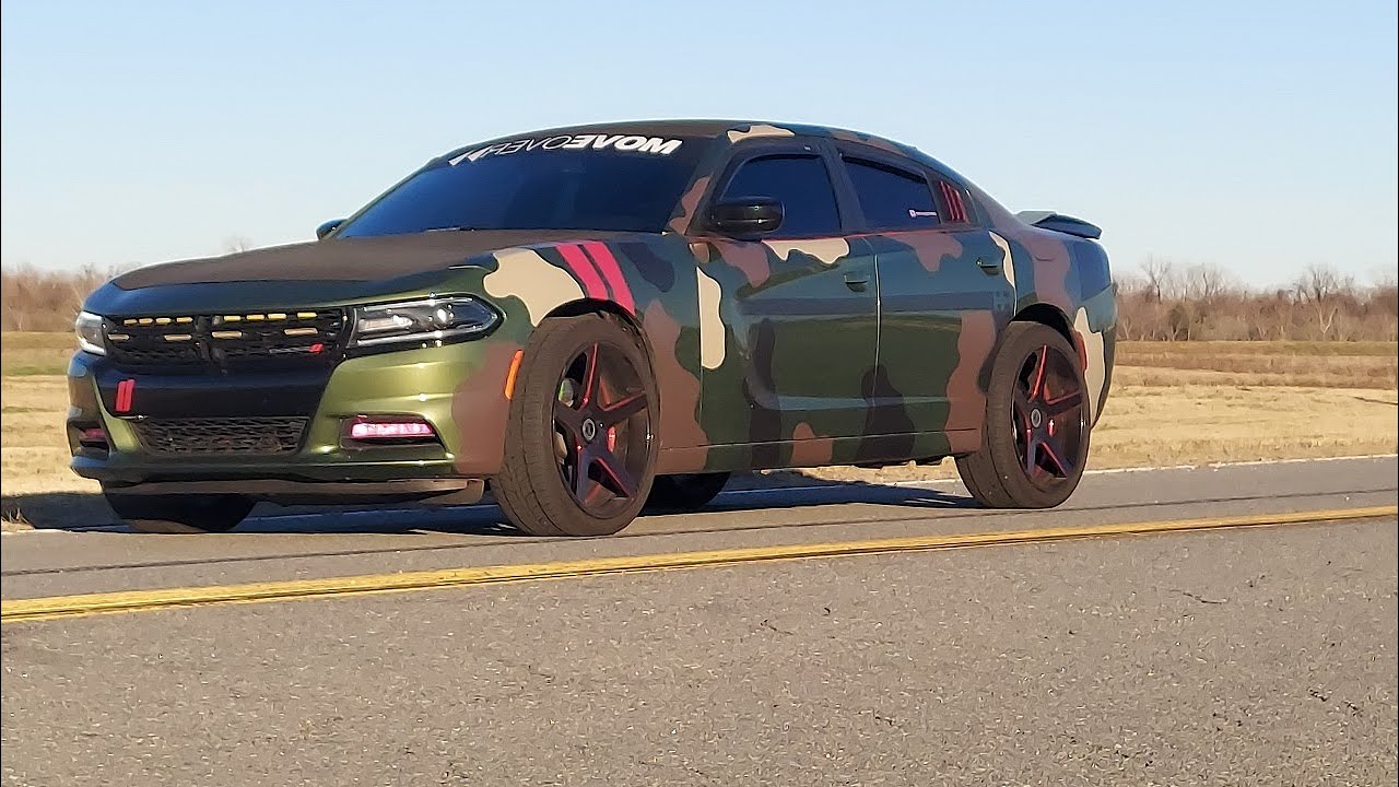 I made my dodge charger camo and this is how it turned out! (Exhaust