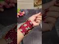 “Meesho Silk Thread Kundan Bangles | Karwa Chauth Special Bangles | Elegant Handmade Bangles”@meesho