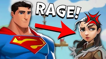 This Arya RAGE QUIT After Fighting My Superman | MultiVersus