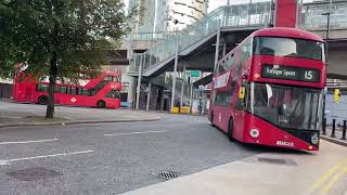 Full Route Visual - Route 15 - Blackwall Station to Trafalgar Square - LT409 (LTZ1409)