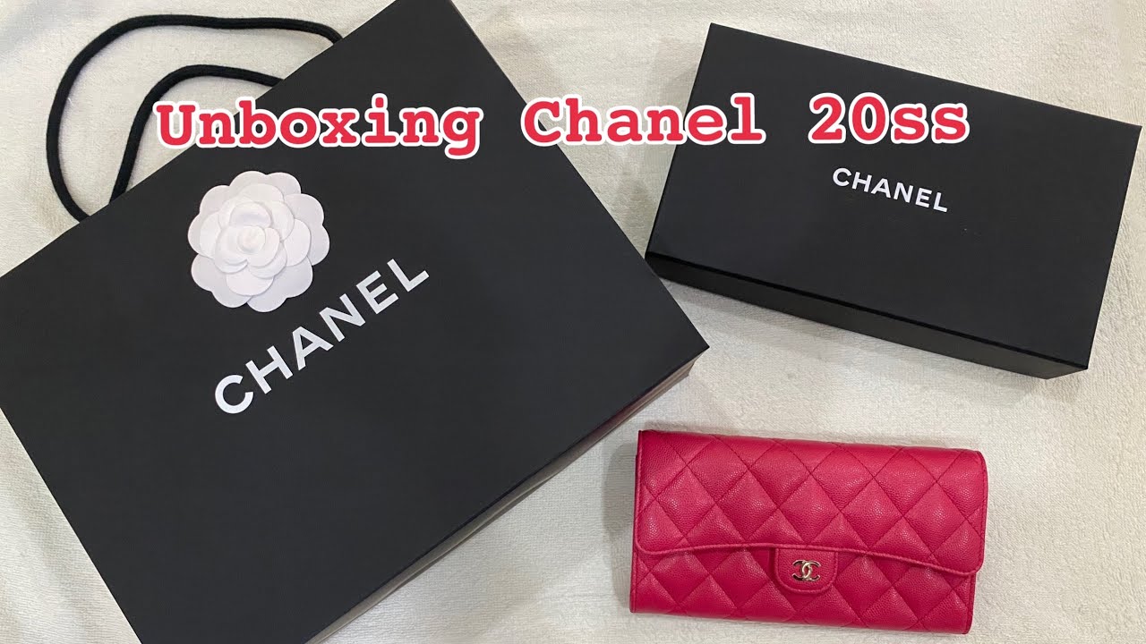แกะกล่องรีวิวกระเป๋าสตางค์ชาแนล Unboxing Chanel Classic Flap Long