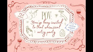 Whimsical Pencil Doodles Clipart Stock Graphics Download