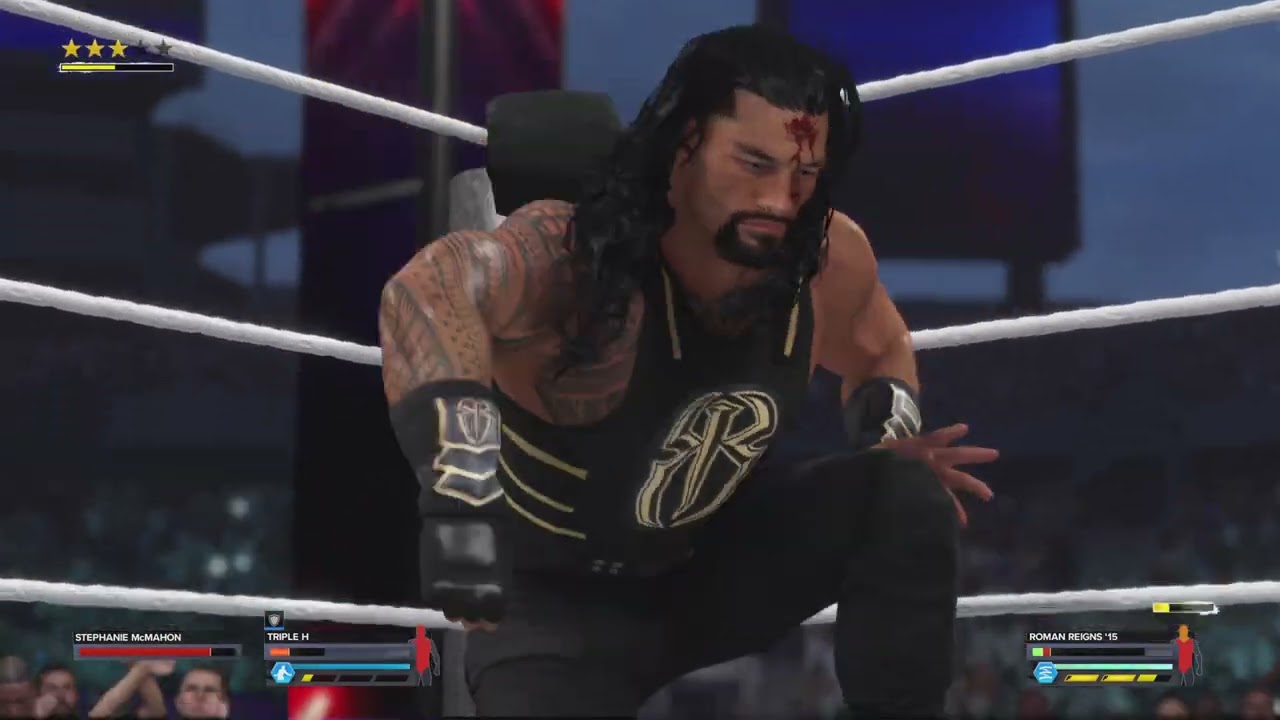 WWE 2K24 Roman Reigns Vs Triple H WrestleMainia 32 For WWE WorldChampionship 2016