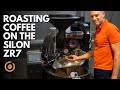 Roasting coffee on the coffee tech engineering silon zr7