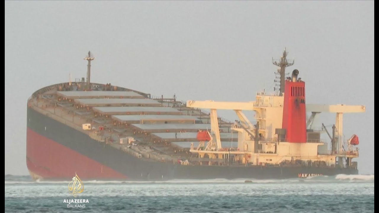 حادثة موريشيوس: تسرب 1000 طن من النفط من سفينة يابانية