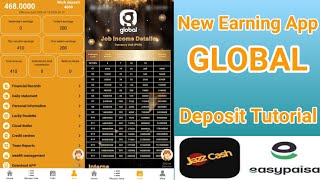 How to Recharge in Global Earning App | Full Tutorial - Earnsmart Hub screenshot 1