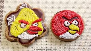 Декор печенья: Angry Birds. Чак