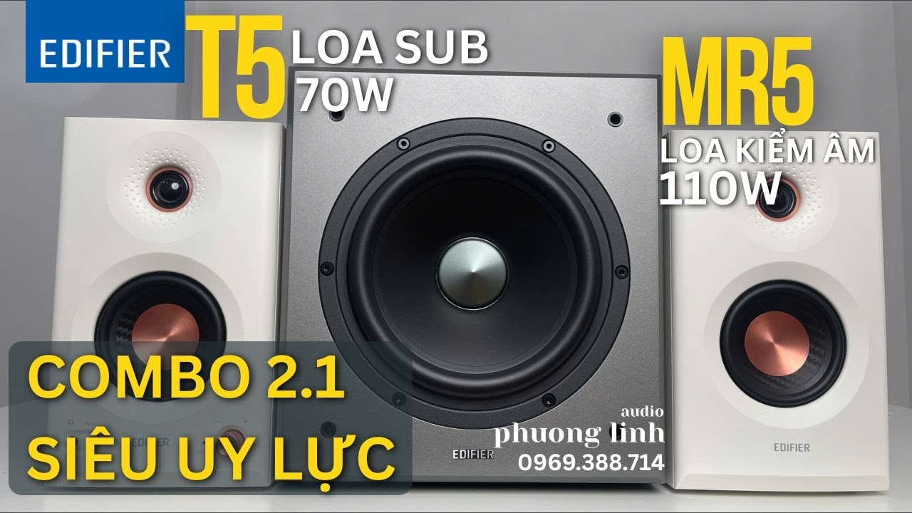 Kết nối Edifier MR5 và Sub T5: Nâng tầm trải nghiệm âm thanh - YouTube