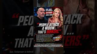 Fetterman DEFENDS Charlie Kirk’s Widow After Viral WHCA Video 😳💔 #shorts