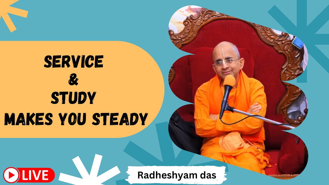 Service & Study Makes you Steady @ISKCONHyderabadAbids - YouTube