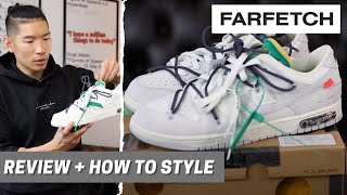 Nike X Off-White Dunk Low Lot 6 Sneakers - Farfetch