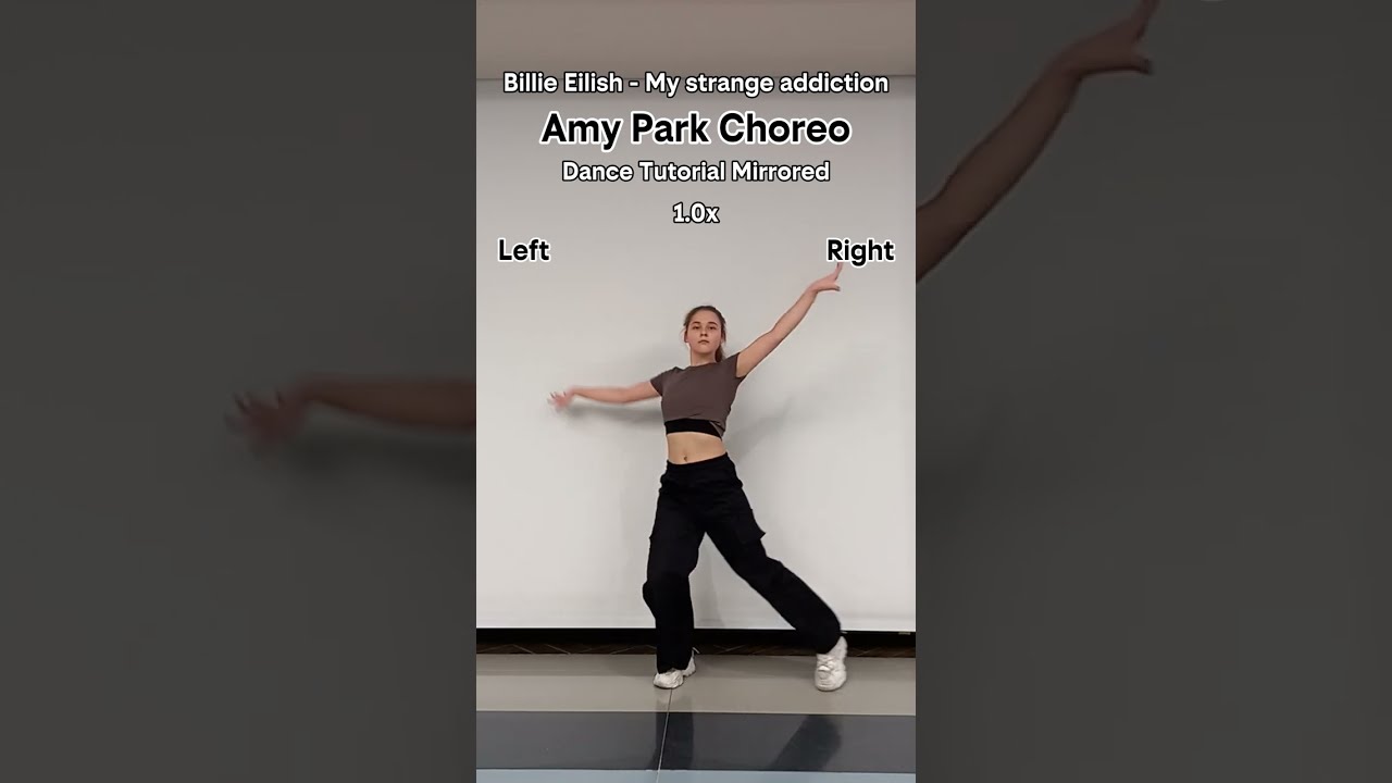 Billie Eilish - My Strange Addiction | Dance Tutorial (Choreo by Amy Park) 🕷️🖤