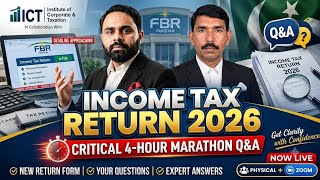 FBR Income Tax Return 2026 Q&A | Practical Tax Questions Answered | Pakistan