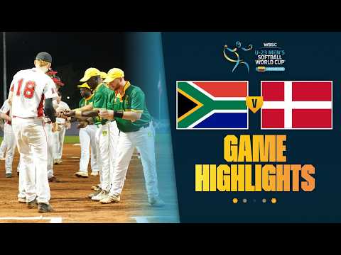 HIGHLIGHTS | South Africa vs Denmark | WBSC U-23 Men's Softball World Cup 2026