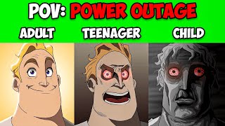 Mr Incredible Reaction: Adult vs Teenager vs Child #3 | Hilarious and Heartwarming Comparisons