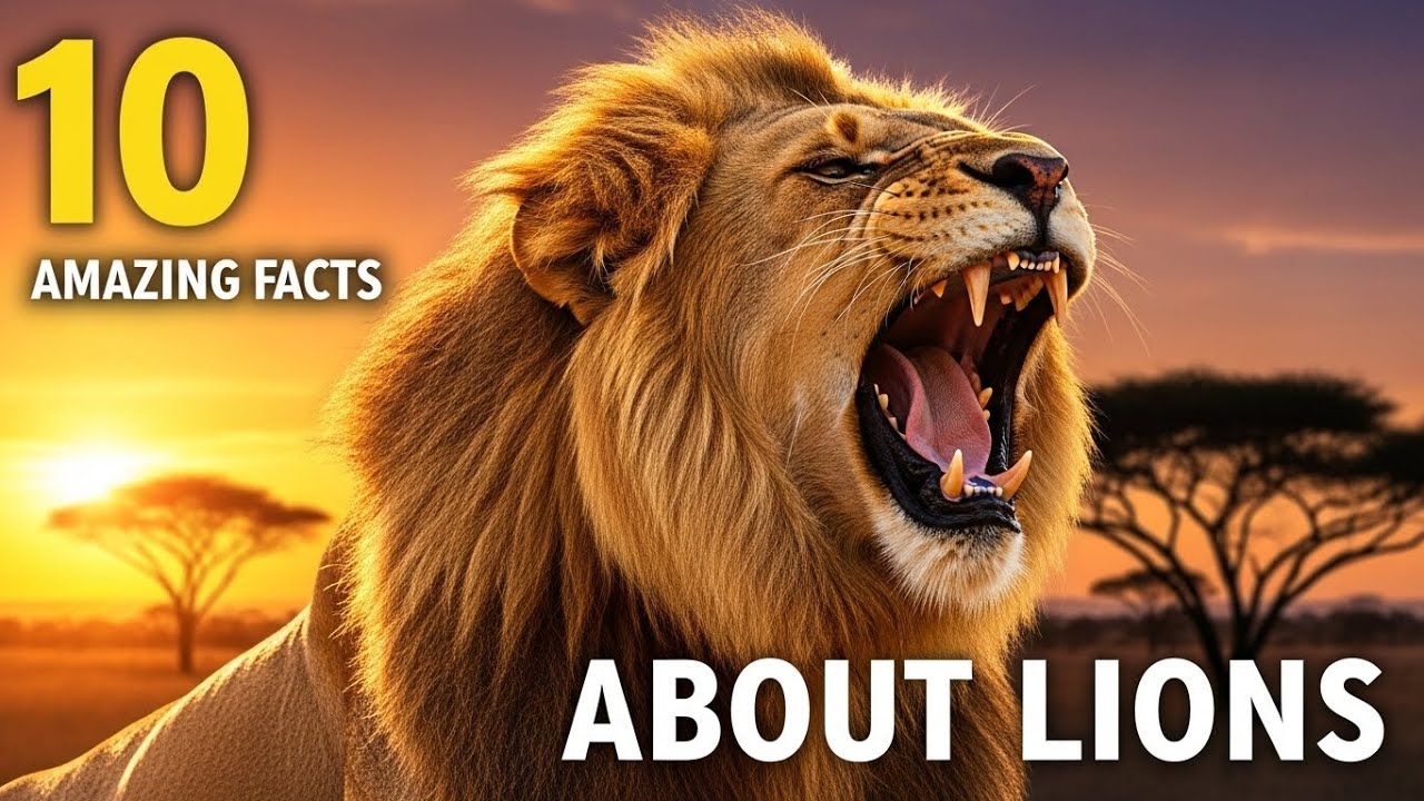 LION 10 Amazing Facts You Didn’t Know 🐾 | 