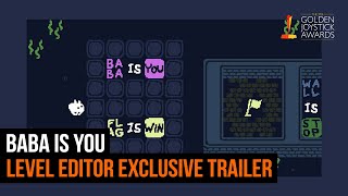Baba Is You Level Editor | EXCLUSIVE TRAILER | Golden Joystick Awards 2019